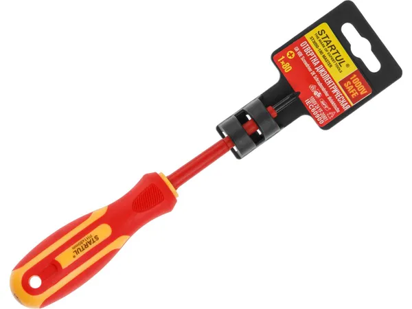 Отвертка "+" №1 80мм диэлектрическая PH STARTUL MASTER (ST3050-180)