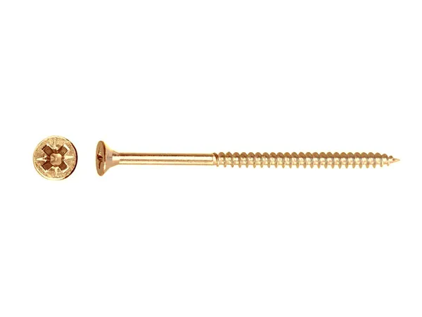 Шуруп универсальный 6.0х90 мм желтый цинк (50 шт в пласт. конт.) STARFIX