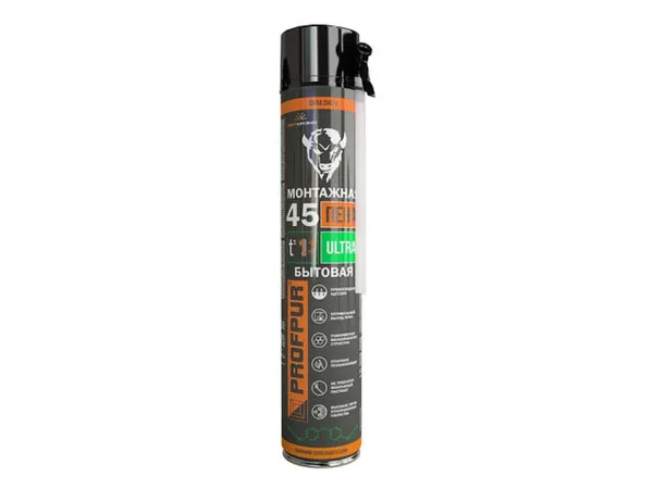 Пена монтажная бытовая PROFPUR Ultra (750мл)