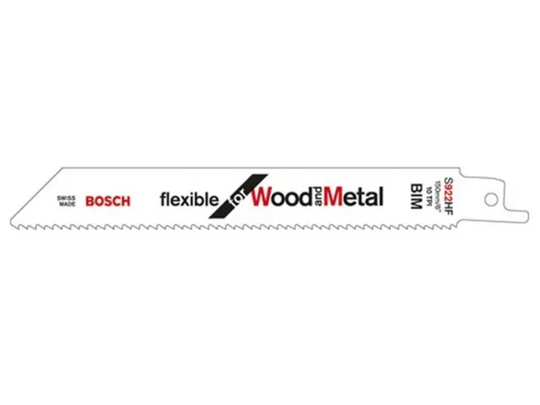Пилка сабельная по дереву с гвоздями S922HF (2 шт.) BOSCH