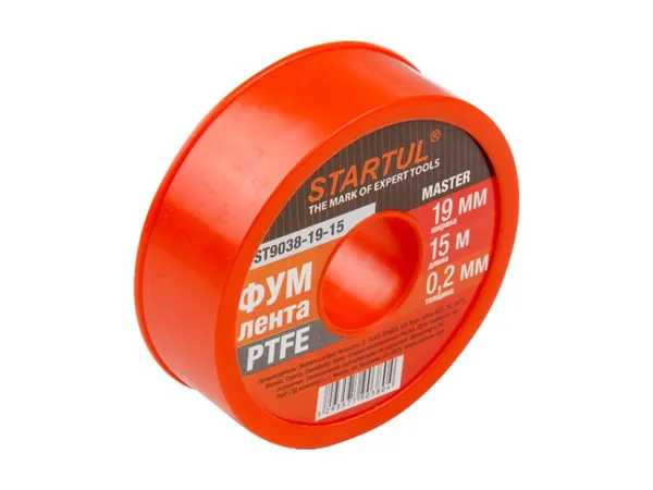 Фум-лента PTFE 19ммх15м STARTUL MASTER (ST9038-19-15)