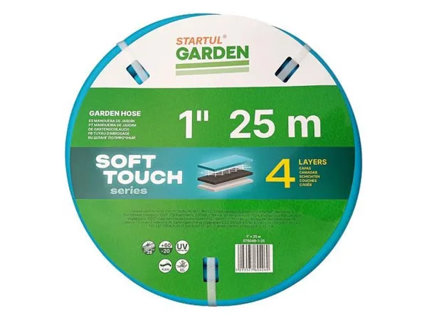 Шланг поливочный 1" 25м STARTUL GARDEN SOFT TOUCH (ST6040-1-25)