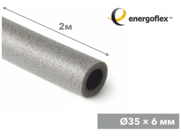 Теплоизоляция для труб ENERGOFLEX SUPER 35/6-2м