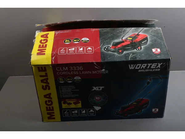 Газонокосилка аккумуляторная WORTEX CLM 3336 в кор. ALL1 XLT SOLO БЕСЩЁТ.ДВИГ., 18В+18В, шир.330 м