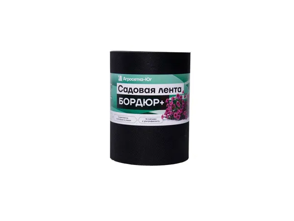 Лента садовая "Бордюр+" 30см х 10 м.п. (1.2мм) Черная