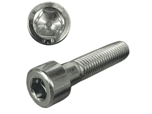 Винт М8х35 мм с внутр. шестигр., цинк, кл.пр. 8.8, DIN 912 (5 кг) STARFIX