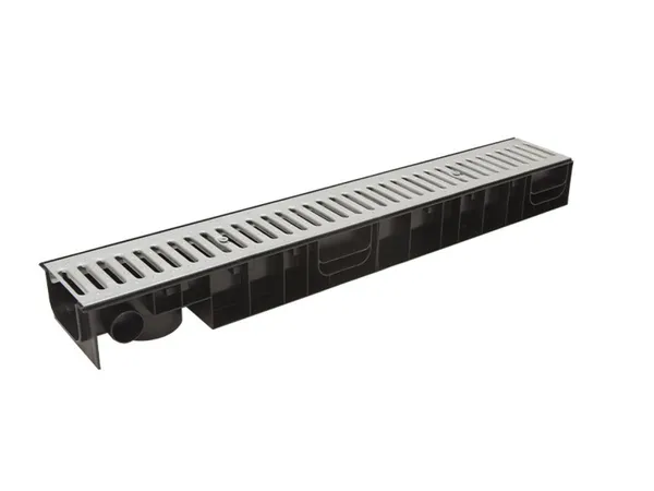 Лоток STANDART 100.95 h99 с решеткой стальной, Ecoteck, РБ