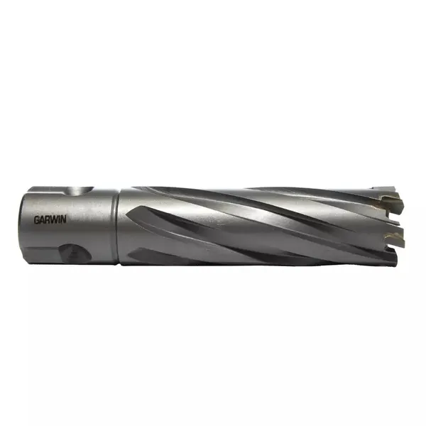 Сверло корончатое GARWIN INDUSTRIAL 102845-16 (16 мм, с твспл. пласт., унив. хвостовик 3/4", WELDON/NITTO ф19,05 мм, TCT, глубина сверления Lap50 мм)