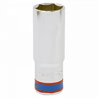 Головка торцевая глубокая шестигранная 1/2", 21 мм KING TONY 423521M