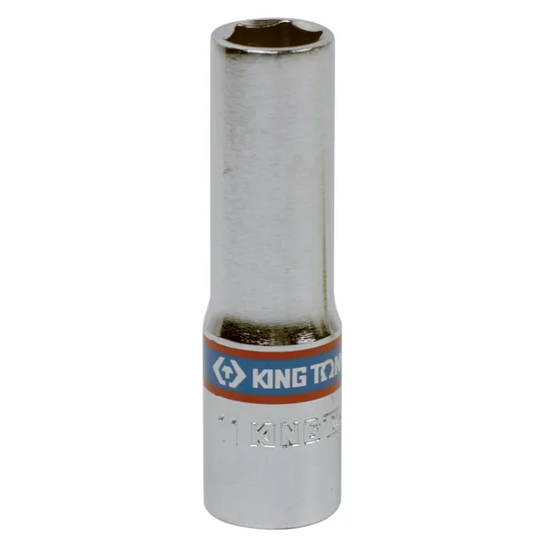 Головка торцевая глубокая шестигранная 3/8", 11 мм KING TONY 323511M