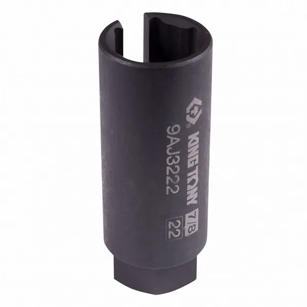 Головка KING TONY 9AJ3222 для кислородных датчиков 3/8", 22 мм, разрезная, глубокая
