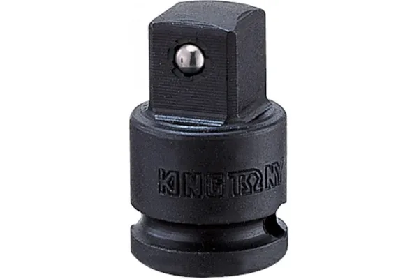 Переходник с шариковым фиксатором KING TONY 3864P, 3/8">1/2"