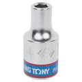 Головка торцевая стандартная шестигранная 1/4"4 мм KING TONY 233504M