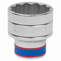 Головка торцевая стандартная двенадцатигранная 1/2", 33 мм KING TONY 433033M