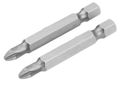 Набор вставок (бит) торцевых 1/4" Pozidriv PZ2 50 мм 2 предмета TOLSEN TT20318
