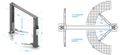 Подъемник двухстоечный NORDBERG N4120H-4,5T-220В
