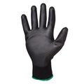 Перчатки нейлоновые JETA SAFETY JP011 с полиуретановым покрытием черные 12 пар