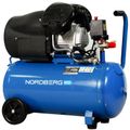 NORDBERG Компрессор NCE50/410V поршневой V-образный 220В, ресивер 50л, 410л/мин ECO