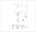 Трансмисcионная стойка с телескопическим цилиндром VLT12