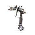 Профессиональный краскопульт BOOMER BM440 KIT LVMP с верхним пластиковым бачком, 1,4/1,8 мм