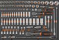 Набор головок торцевых Ombra OMT111STE, 1/4", 3/8", 1/2" DR с аксессуарами