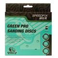 Шлифовальный круг на бумажной основе 150 мм GRIP P240 15 отв 10 шт Sandwox 137 Green ALO 137.150.240.15-10