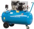 Компрессор поршневой с ременным приводом, объем 100 л NORDBERG NC100/360_220