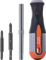 750106 Отвертка стержневая 6 в 1 ROUND GRIP 1/4",5/16"DR, SL5,6, PH1,2