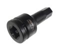 Головка торцевая ударная JTC-641121 (3/4", HEX, H21, L=100 мм)