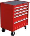 Тележка инструментальная СТАНКОИМПОРТ BTD-271051CIS red (5 ящиков, красный цвет)
