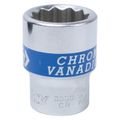 Головка торцевая стандартная двенадцатигранная 3/8", 15 мм KING TONY 333015M