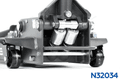 Домкрат супернизкий подкатной 3 тонны H=75-510 мм NORDBERG N32034