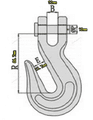 Цепь с крюком L=1,2 м (комплект 1 шт.) BAS-CHAIN1