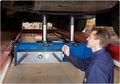 Пневмогидравлическая подъемная траверса с двумя цилиндрами FL60-2 (6т)