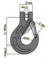 Цепь с крюком L=3,5 м (1 шт.) BAS-CHAIN3