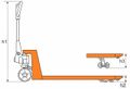 Ручная гидравлическая тележка Shtapler DF 2500 PU