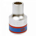 Головка торцевая стандартная двенадцатигранная 1/2", 9 мм KING TONY 433009M