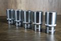 Набор глубоких торцевых головок шестигранные МАСТАК 5-014021 (1/2", 8-36 мм, ложемент, 21 предмет)