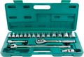 Набор головок торцевых дюймовых S05H4219S, 1/2"DR, SAE 3/8"--1-1/4", 19 предметов