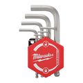 Набор коротких шестигранных ключей Milwaukee 4932492399, HEX 1.5/ 2/ 2.5 / 3/ 4/ 5/ 6/ 8/ 10 мм (9 шт.)