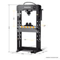 RUNTEC RT-SP50A Пресс пневмогидравлический профессиональный, 50 т