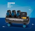 Компрессор безмасляный 380В ресивер 100 л 750 л/мин NORDBERG NCEO100/750