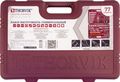 UTS0077MP Набор инструмента универсальный 1/4", 1/2"DR с головками торцевыми MultiProf, 77 предметов