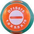 D71S575 Отвертка стержневая шлицевая ANTI-SLIP GRIP, SL5.5х75 мм