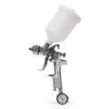 Краскопульт BOOMER BM827 KIT HVLP с верхним пластиковым бачком, сопло 1.4/1.7 мм