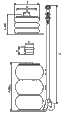 Пневматический домкрат Chicago Pneumatic CP8222 2Т