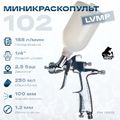 Миникраскопульт 102 Русский Мастер РМ-14993, д=1,2 ХРОМ, верхний бачок - 250 мл