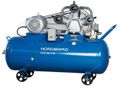 NORDBERG Компрессор NCE300/1150 3-х поршн., ременной, чугунная головка, 380В, ресивер 300л, 1150л/мин