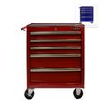 Тележка инструментальная СТАНКОИМПОРТ BTD-271051CIS red (5 ящиков, красный цвет)