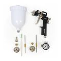 Краскопульт BOOMER BM990 KIT CONV с верхним пластиковым бачком, 0,6 л, сопло 1,4/1,7/2,0 мм